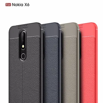 Za Nokia X6 X 6 Primeru Silikonski Slim Mehko TPU Ohišje Za Nokia X6 X 6 Primerih Zaščite Hrbtni Pokrovček Lupini