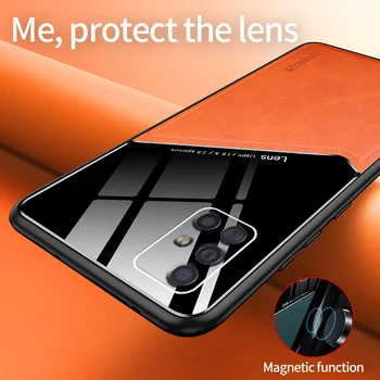 Za Samsung Galaxy A51 A71 Primeru Usnje Magnetni Luksuzni Telefon Kritje Primeru A31 A41 A20S A81 Opomba 10 Lite 20 S20 Plus Ultra Primerih