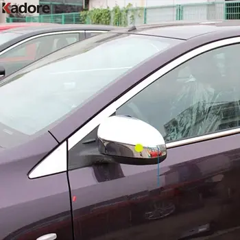 Za Toyota Yaris Vios Limuzina ABS Chrome Stranska Vrata Rearview Mirror Kritje Trim Avto Nalepke Avto Zunanja Oprema