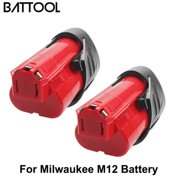 Zamenjajte 3000mah ročna Orodja Baterije Za Milwaukee M12 12v električno Orodje Polnilne Li-ion Baterije Zamenjava Baterije Backup