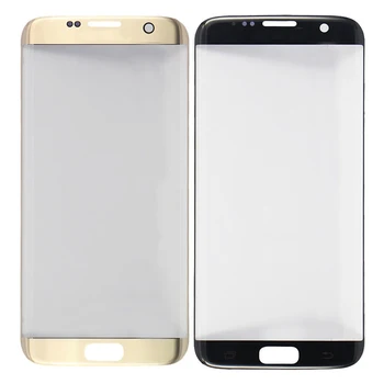 Zamenjava Sprednje Steklo Objektiva Zaslon na Dotik Zamenjati za Samsung Galaxy S7 Rob G935 Telefon Zunanji Steklo Objektiv Orodje za Popravilo Kompleti +Orodje
