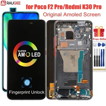 Zaslon za Xiaomi Pocophone Poco F2 Pro Original Amoled Zaslon LCD 10 Touchs Zaslona Zamenjava za Redmi K30 K 30 Pro LCD