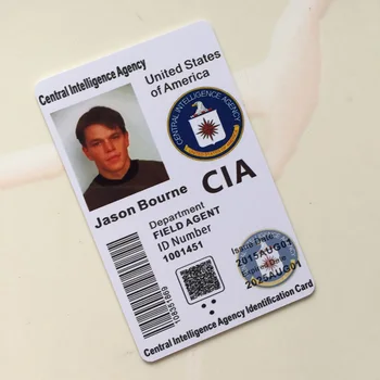 Zda, CIA Policisti ID Kartice, Posebne Sile Agent Halloween Cosplay Dodatki, Misija:Nemogoče, Ethan Hunt Jason Darilo