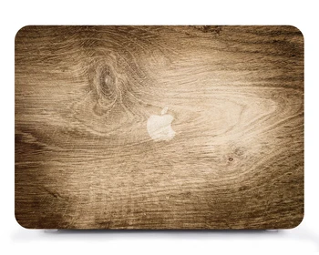 Zrna lesa vzorec Plastičnih tiskanje Primeru Težko Za Macbook Air Pro Retina Dotik Vrstici 11 12 13 15 Primeru laptop lupini Zaščitna Vreča