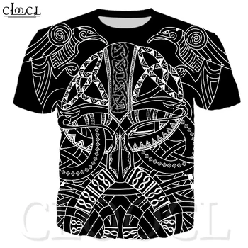 Športna T Majica 3D Print Mode Viking Tatoo Priljubljena Majica Tees Tshirt Ženske/Moški Harajuku stil Plus Velikost Oblačila
