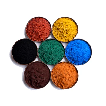 Železov oksid pigment cementa niansiranje, rdeča, rumena, črna, zelena, modra, pastelno strešnik barve barvni pigment DIY Ročno Oblaganje Betonskih plesni