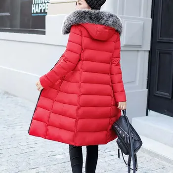 Ženska Zimska Jakna Ženske ' s Coat Plus Velikost 3XL Oblazinjeni dolgo Parka Outwear za ženske Zunanji Plašč NS4012