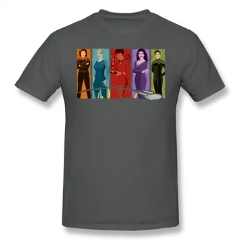 Ženske Pisane Plošče Krpo Tiskanja Kul T-Shirt Star Trek Znanost FictionTV Serija Kratek Rokav Za Moške, Modni Ulične