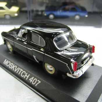 1:43 Statični Model Classic Sovjetske zveze je Rusija MOSKVITCH 407 Taxi Zlitine Avto Van Model Igrače Diecast za Zbiranje Daril