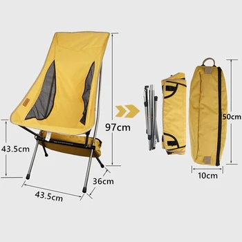 1 Kos Prenosni Zunanji Zložljiva Plaži Stol Ultra Lahka Kampiranje, Ribolov, Prosti čas Kompakten Sedež z Carry Bag