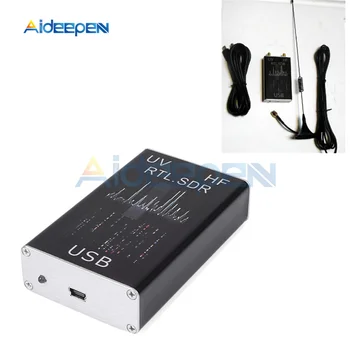 1 Nastavite Ham Radio Sprejemnik 100KHz-1.7 GHz Full Band UV HF RTL-SDR USB Sprejemnik RTLSDR USB Ključ Z RTL2832u R820t2 RTL SDR Sprejemnik