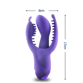 10 Hitrosti G Spot Vibrator Vodotesen Trojno Klitoris Stimulator Ustni Klitoris Vibratorji Intimno Adult Sex Igrače Za Ženske