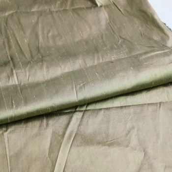 100 cm*140 cm Kitajska Dupion Svile tkanine iz preje Naravno barvana Svilena Oblačila Tapetništvo Materiala