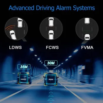 1080P WIFI Avto Kamera Dashcam ADAS Mini Avto DVR Kamera Auto Digitalni Video Snemalnik Dash Cam APLIKACIJA za Android Multimedijski Predvajalnik