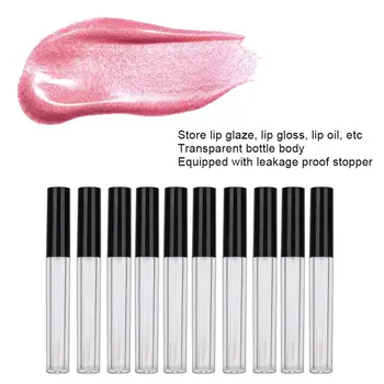 10pcs 2.5 ML Plastične Prazno Lip Gloss Steklenico DIY Balzam za Ustnice Šminko Jasne Povratne Cevi, Posode Organizator Kozmetični Ličila Orodje