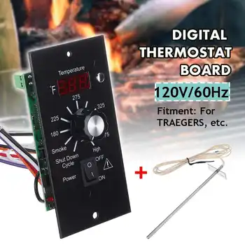 120V 250W Digitalni Termostat Controller Board + Temperaturna Sonda Za Traeger Pelete BBQ Žari Krmilnik BBQ Orodja Pribor