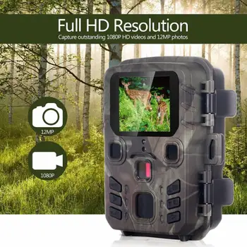 12MP 1080P Mini Trail HD Kamera Lov Igre na Prostem Wildlife Ogled Skladb, Lov Vodoodporni Fotoaparat Vroče V Prodajo