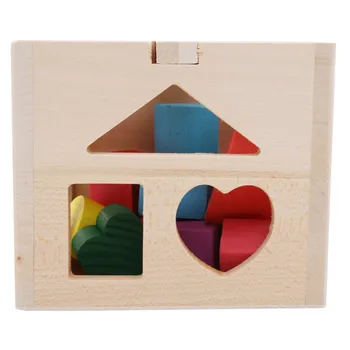 13 Luknjo Inteligence Polje Geometrijo Digitalni Hiša Otrok Gradnik Obliko Ujemanje Puzzle Igrača