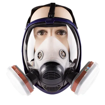 14-V-1 Celoten Obraz 6800 Prah, Plinske Maske Respirator 5N11 Filtri Za Tesarja, Poliranje Slikarstvo Brizganje Delo Varnosti