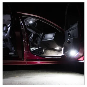 17pcs Bela Napak Avtomobilske LED Žarnice Branje Dome Zemljevid, Prtljažnik, Vrata, Luč Notranjost Komplet Za 2009-2016 Renault Scenic III 3 MK3