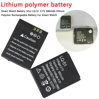 1pcs 380mAh Polnilna Litij-Polymer Li-po Baterija Za Smart Watch DZ09 QW09 A1 W8 Litij-ion Li-polymer baterije Smartwatch