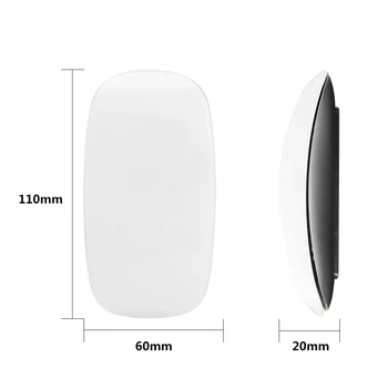 2.4 G Ergonomska Brezžična Optična Miška Magic Ultra Tanek Miši Arc Touch Kolesce Urad Miške Za Apple Mac Prenosnik Tablet PC