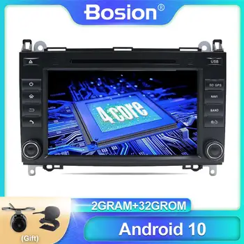 2 DIN android 10 Avto DVD predvajalnik Za Mercedes Benz Sprinter B200 W209 W169 W169 B-razred W245 B170 Vito W639 GPS multimedia stereo