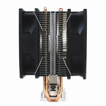 2 Heatpipes CPU Hladilnik Radiator Veter Hlajenje 3PIN 4PIN PWM Za Intel 1150 1155 1156 1366 2011 X79 X99 AM2/AM3/AM4 Ventilador