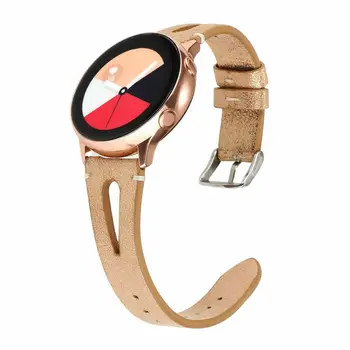 20/22 mm Huami Amazfit Pravega Usnja Watch Band Za Samsung Galaxy Watch 42mm 46mm Trak Aktivna 2 Huawei Watch GT 2 Band