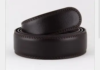2017 usnje moda Samodejno poslovnih belt sponke moških 3,5 cm črna rjava telesna dolžina 130 cm širok človek pasu pribor 140