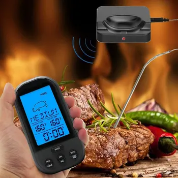 2018 Digitalni BBQ Termometer LCD-Zaslon Kuhinjski Pečici Hrane, Kuhanje Žar Kadilec Mesa Termometer BBQ Temperatura Orodje