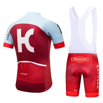 2019 KATUSHA Team kolesarski dres 9D gel blazinico kolesarske hlače MTB SOBYCLE Ropa Ciclismo sobycle mens poletje kolesarjenje Maillot obrabe