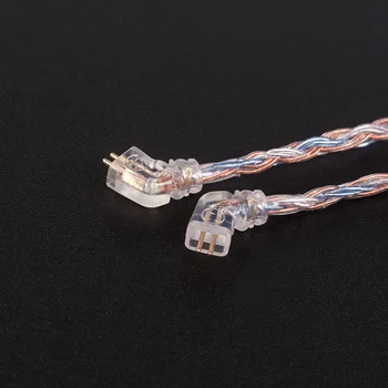 2019 KBEAR 16 jedro Silver plated kabel 2pin/TFZ/QDC Z 2.5/3.5/4.4 Slušalke Kabel Za ZS10 PRO ZST C12 C10 BLON BL-03 V90