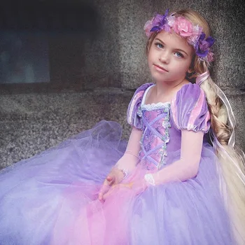 2020 Dekleta Karneval Princesa Obleke Obleke Dolgo Fancy Stranka Obleko Otroci Oblačila Božič Cosplay Kostum Dojencek Dekliška Oblačila