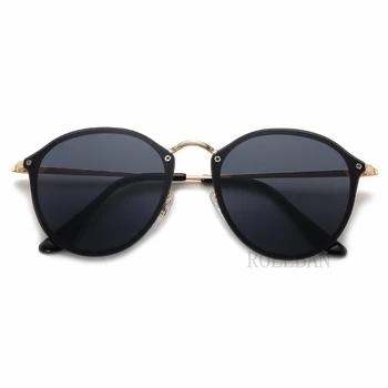 2020 Luksuzni Ženske sončna Očala Moda Krog Dame Vintage Retro blagovne Znamke Oblikovalec Prevelik Ženska sončna Očala oculos gafas