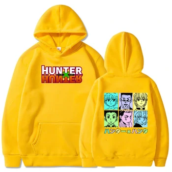 2020 Moda Hunter X Hunter Killua Leorio Kurapika Gon Hisoka Hoodies Ulične Puloverju Majica Moških Hip Hop Puloverju