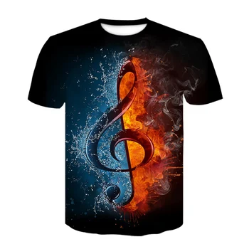 2020 Moških Oblačila Majica Tehnika Gramofon DJ Glasbo, Zvočne Knjige 3D Tiskanje Tshirt Harajuku Športna T Majica Cool Kratek Rokav
