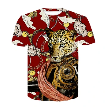 2020 Nove majice Poletje Rokav Luksuzni Moških Oblačil Hip Hop Vrhovi Moda Priložnostne majice Poletje Moda 3D Tiskanje