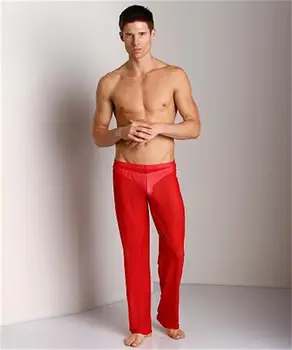 2020 Nove Moške hlače pajama moški dom pregledne gay hlače dolžine hlače Najlon ultra-tanko gazo seksi hlače Hlače
