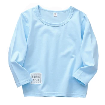 2020 Pomlad Jesen Otroci Majice Dolg Rokav Vrhovi Za Otroke Barva Dekleta Bluzo Fantje Tees Malčka Vrhnja Oblačila