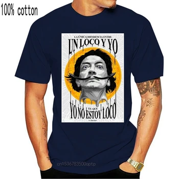 2020 Salvador Dalí Mens T Srajce 2016 euro velikost majice SALVADOR DALÍ natisnjeni t shirt smešno Meri tee srajce Hipster vrhovi