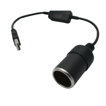 2020 Vroče Prodaje USB Za Avto Moč Cigaret, Cigar Lažji 5V-12V Vtičnico za Polnilnik 12V Adapter Kabel popolnoma Nova In Visoke Kakovosti