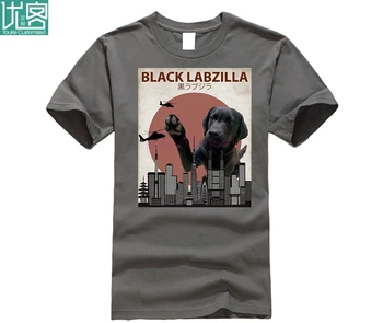 2020 Vroče Prodajo Fashion Bombaž Black Labzilla Smešno Labrador Retriever Lab Psa t-shirt Tee Majica