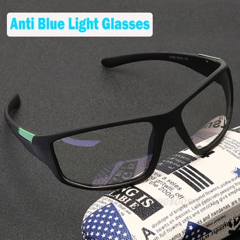 2021 Nove Anti Modra Svetloba Očala Moških Klasična Modra Svetloba Blokiranje Gaming Računalnik Očala Moški Retro Šport Črna Očala