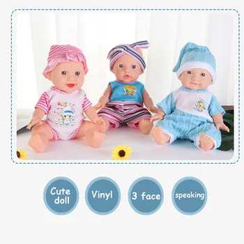 23 cm Električni Smart Bebe Lutke Zibelka Baby Boy Girl Igrača Polni Silikona Prerojeni Baby Doll Interaktivni Surprice Lutka Za Otroke Darilo