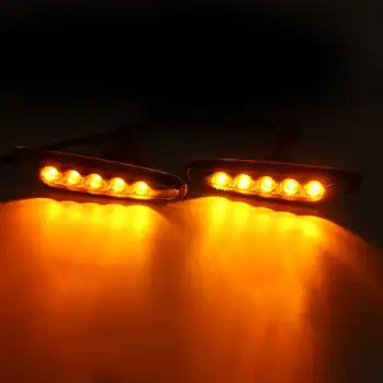 2x LED Strani Oznako Vključite Opozorilne Luči Obrnite Kazalnik Blinker Lučka Signalna luč za BMW E90 E91 E92 E46 E81 E82 E83 X3 X1 (E84