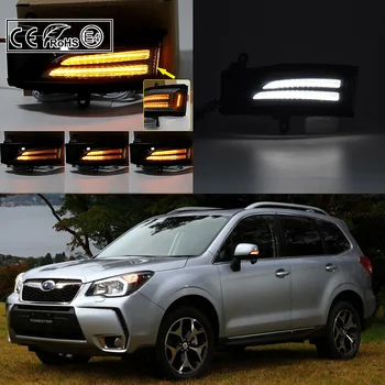 2XSmoke LED dinamični strani ogledalo blinker Luči Obrnite Signalna luč Za Subaru Crosstrek Gozdar Impreza 2.0 L Legacy Outback WRX STI
