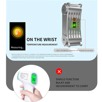 3 in1 Pametno Gledati Moške Čepkov Senzor Temperature TWS Bluetooth 5.0 Slušalke Smartwatch Šport Srčni utrip, Krvni Tlak Monitor