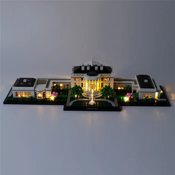 3 Vrata USB Powered LED Razsvetljave, Komplet za 21054 bloki pribor (LED Razsvetljave, Komplet Vključeni Le, Št Blok Kit)
