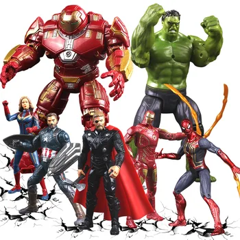 30 cm Endgame Thanos Hulk, Iron Man, Captain America Thor Wolverine Akcijska Figura, Igrače, Lutke za Otrok